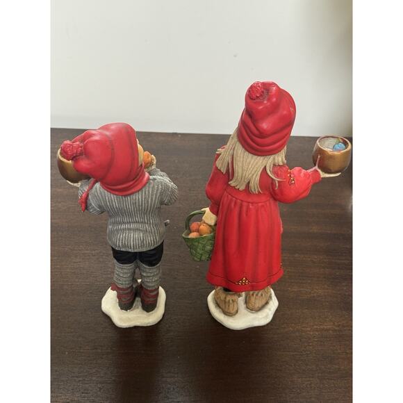 Carl Larsson Britta Apple Girl & Brother Candle Holder Candy Designs Norway - Picture 13 of 16